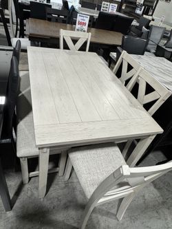 BRAND NEW DINING SET (table +4 chairs)!! SHOP NOW - PAY LATER!! NO CREDIT CHECK FINANCE AVAILABLE!!