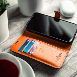 KEYRING Samsung Galaxy S24 Ultra - Vintage Leather Wallet