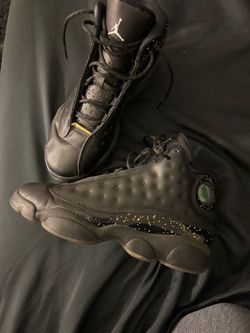 Air Jordan 13 Black Gold Sneakers