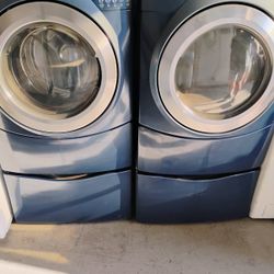 Set Of Whirpool Washer And Gas Dryer Fully Functional 