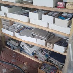 Lots Of Sports Cards, Mufflers, TV Stand