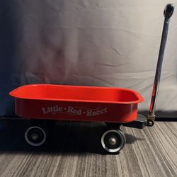 Vintage Little Red Racer Miniature Classic little Red Wagon 12 x 7.5 inches 
