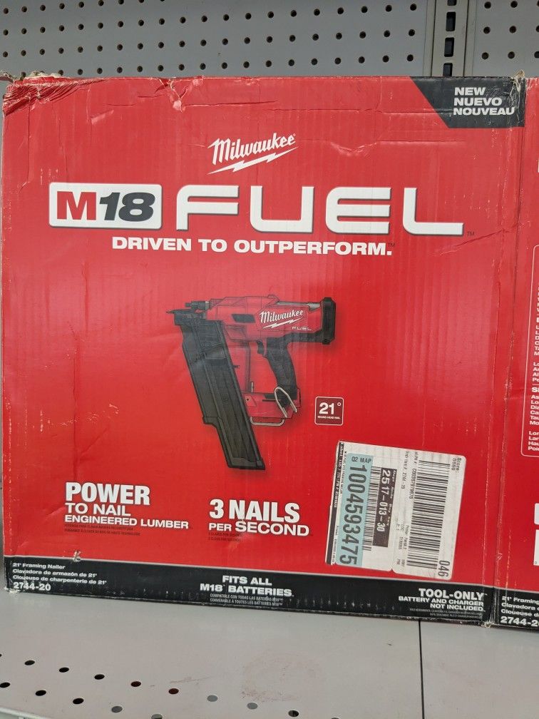 Milwaukee M18 Fuel Framing Nailer
