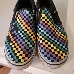 Girls Checkered Vans