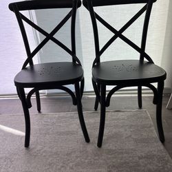 RH Metal Madeleine chairs (6)