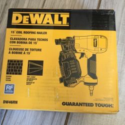 DEWALT 1-3/4 in. 15 Degree Pneumatic Coil Roofing Nailer