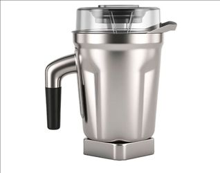 Stainless Steel Container 64oz, Compatible with Vitamix 5 6300 Vm0103 Vm0197 E310 A2500 Classic/Commercial etc Series Blender, 64oz Stainless 