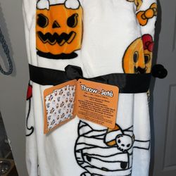 Halloween Hello Kitty Blanket