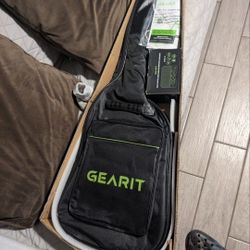 GEARit Electric Guitar Kit Mahogany Mission Series 39" Full-Size White New