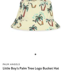 Palm Angels Kids Hat Yellow 