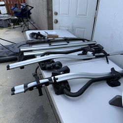 BMW Cross Bar Roof Rack And Bike Rack