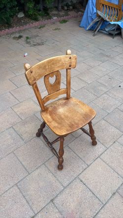 Solid wooden chair charming design