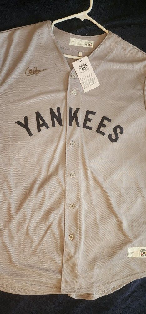 Nike Yankees Mickey Mantle Cooperstown Collection Jersey Size 11 New With Tags