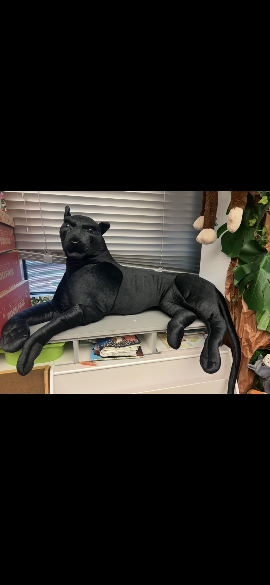 “Bagheera Looking” Black Panther Stuffed Animal
