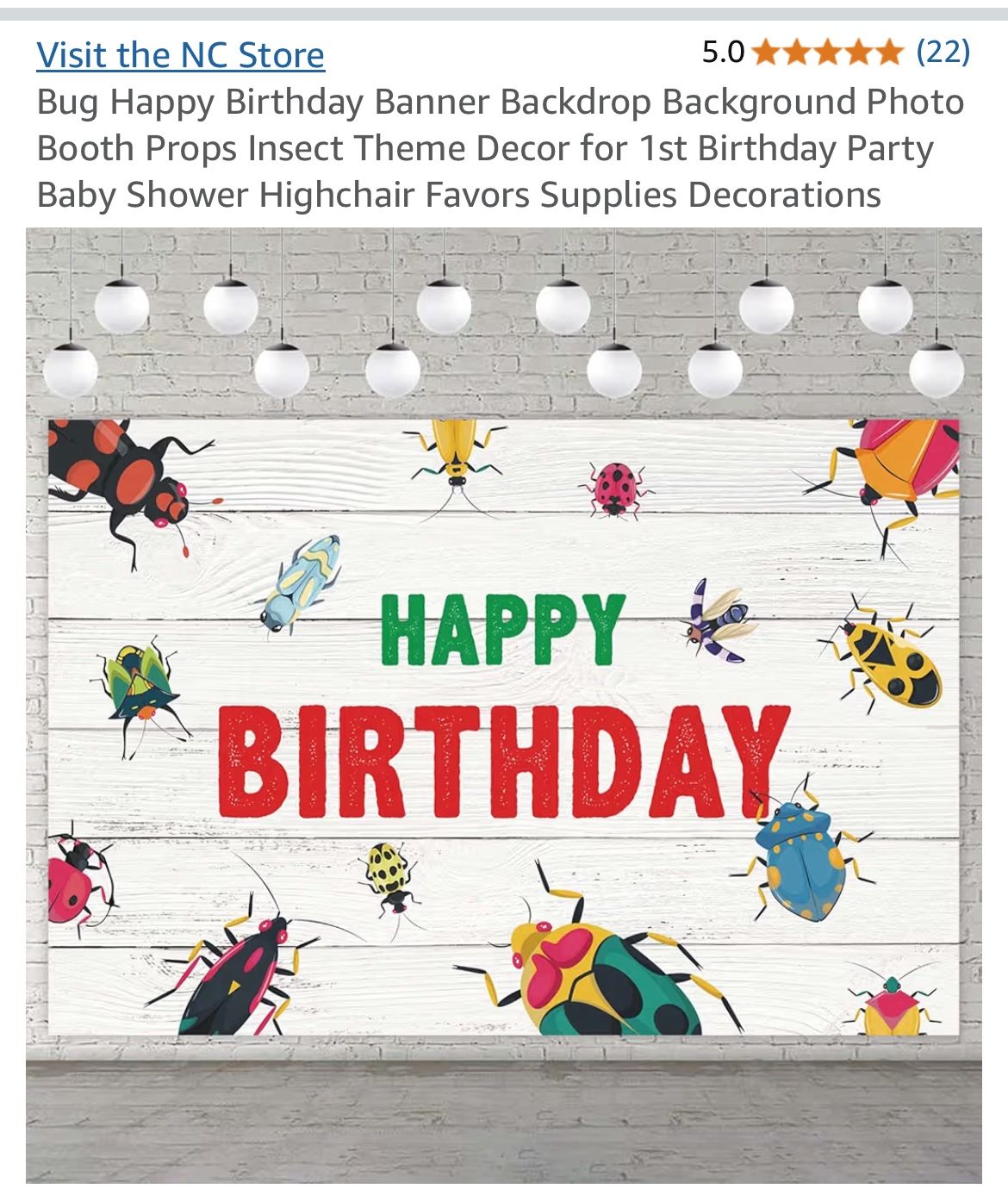 Variety Of Birthday Backdrops!