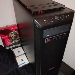 PC Computer Desktop with Resident Evil Game Gaming Theme 