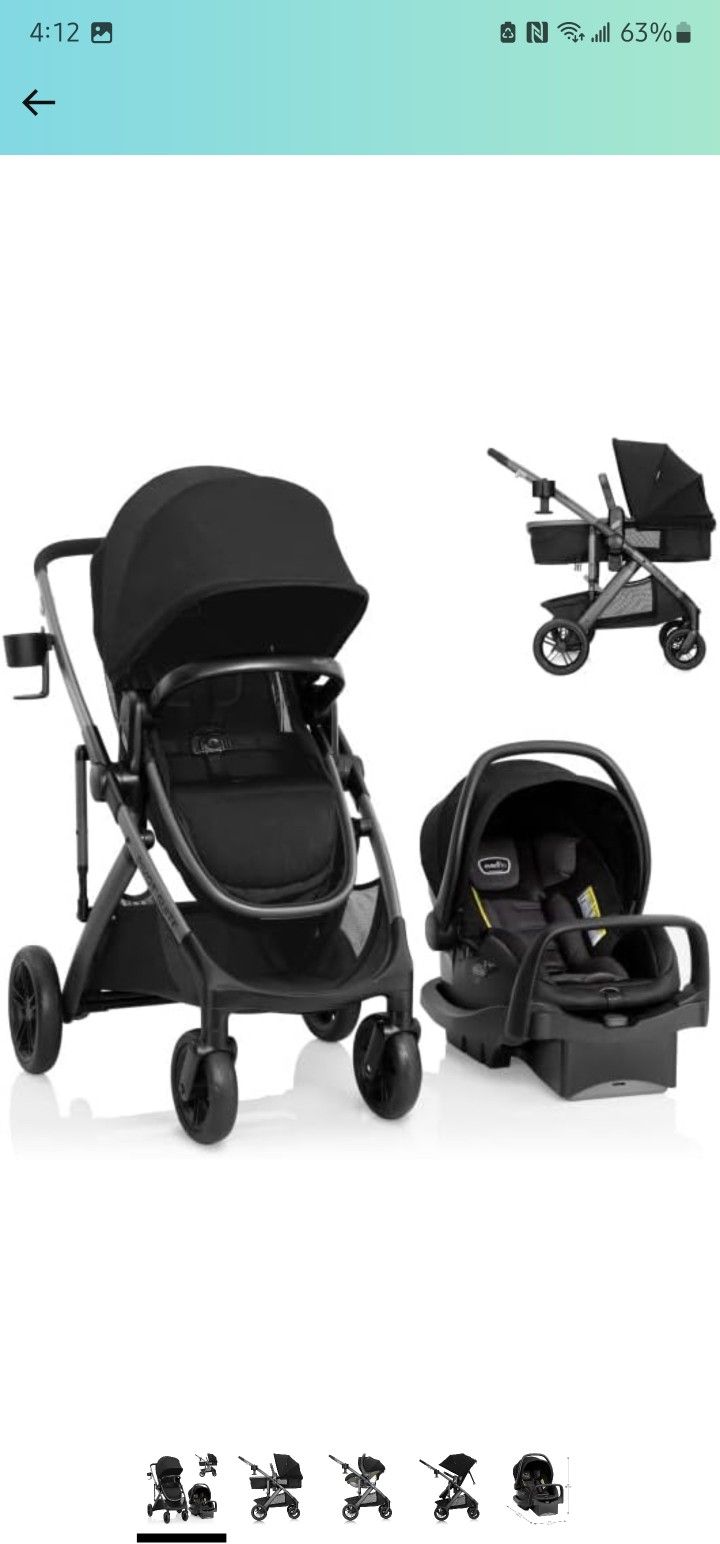 Stroller Evenflo Pivot Suite - 6 Modes, Black