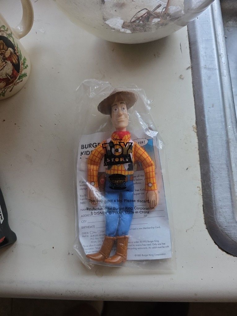 Burger King Kids Club Toy Story Woody doll