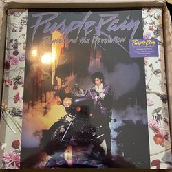 Prince & The Revolution Purple Rain Vinyl Record/Album w/Poster