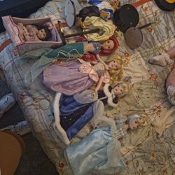 porcelain Dolls Disney 