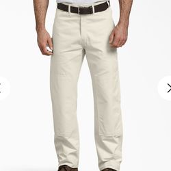 Dickies Relaxed Fit Double Knee Carpenter Pants – 30x30 (Natural Beige)
