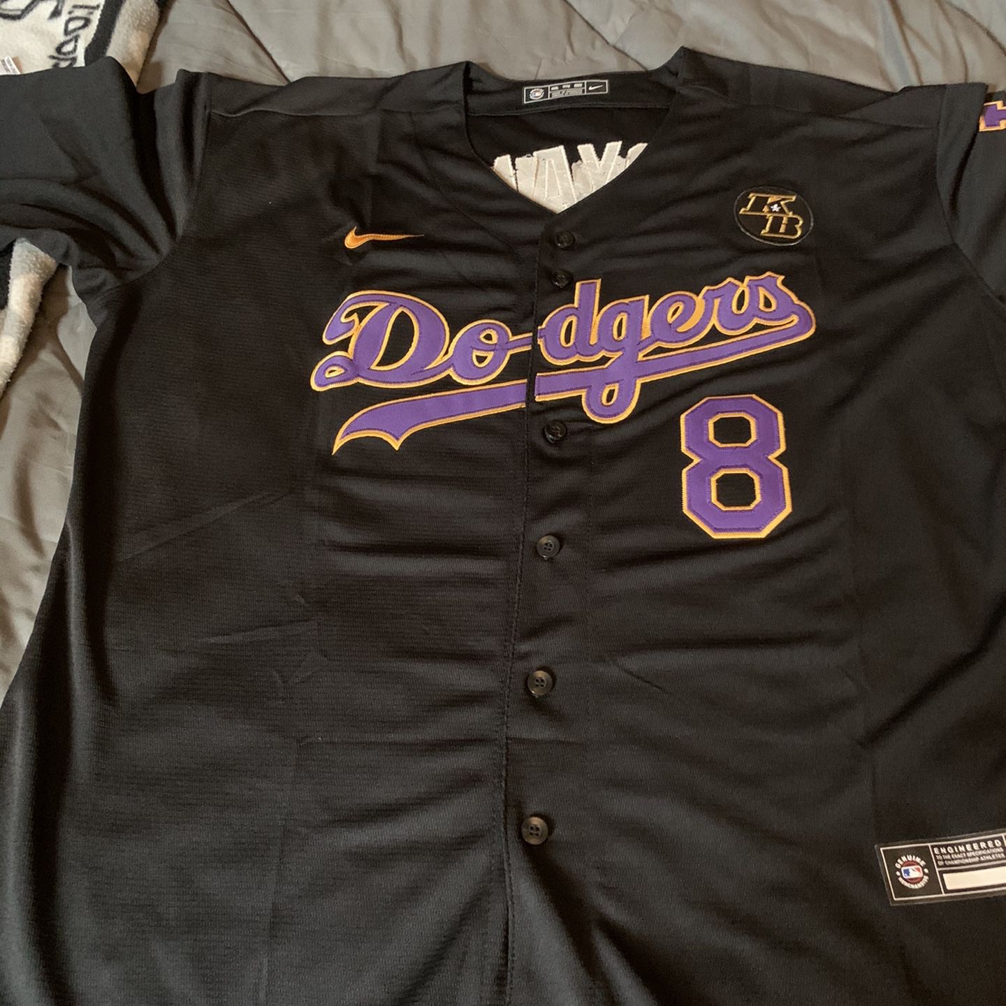 Dodgers Baseball Jersey In LA Lakers Colors A Tribute To Kobe for Sale in  Swedesboro, NJ - OfferUp