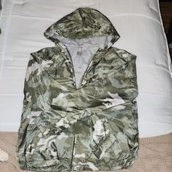 Army Green Windbreaker 