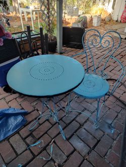 Table and chair