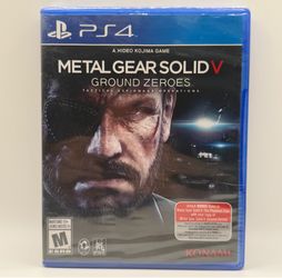 Metal Gear Solid V: Ground Zeroes PS4 PlayStation 4 MGSV Brand New Broken Seal