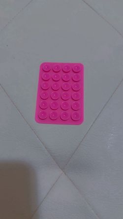 Pink Silicone Suction Cup Grip Pad