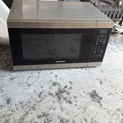 Modern Samsung Stainless Steel Microwave 