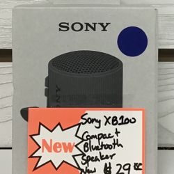 Sony XB100 Compact Bluetooth Speaker New 