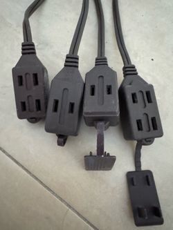 4- 15 foot long extension cords