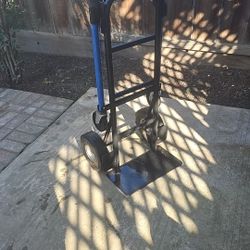 Harper 4-in-1 Quick Change Steel Convertible Hand Truck, 800 lbs., Black/Blue (DTC8635P)