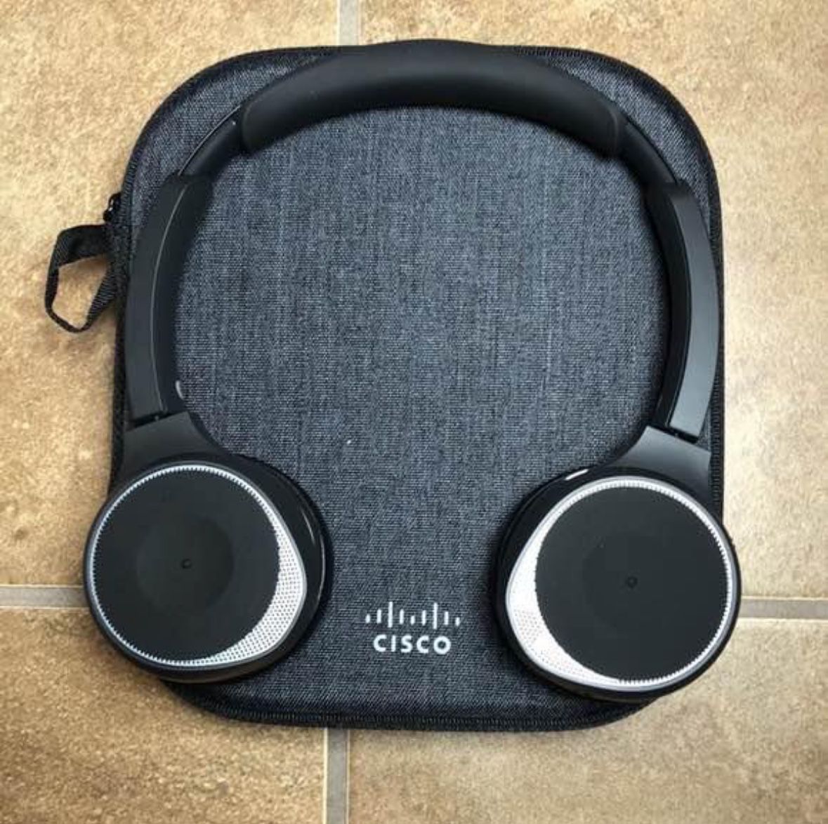 Cisco 730 noise-cancelling headphones, music, conference calls