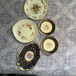 Antique Dish-ware (gold)