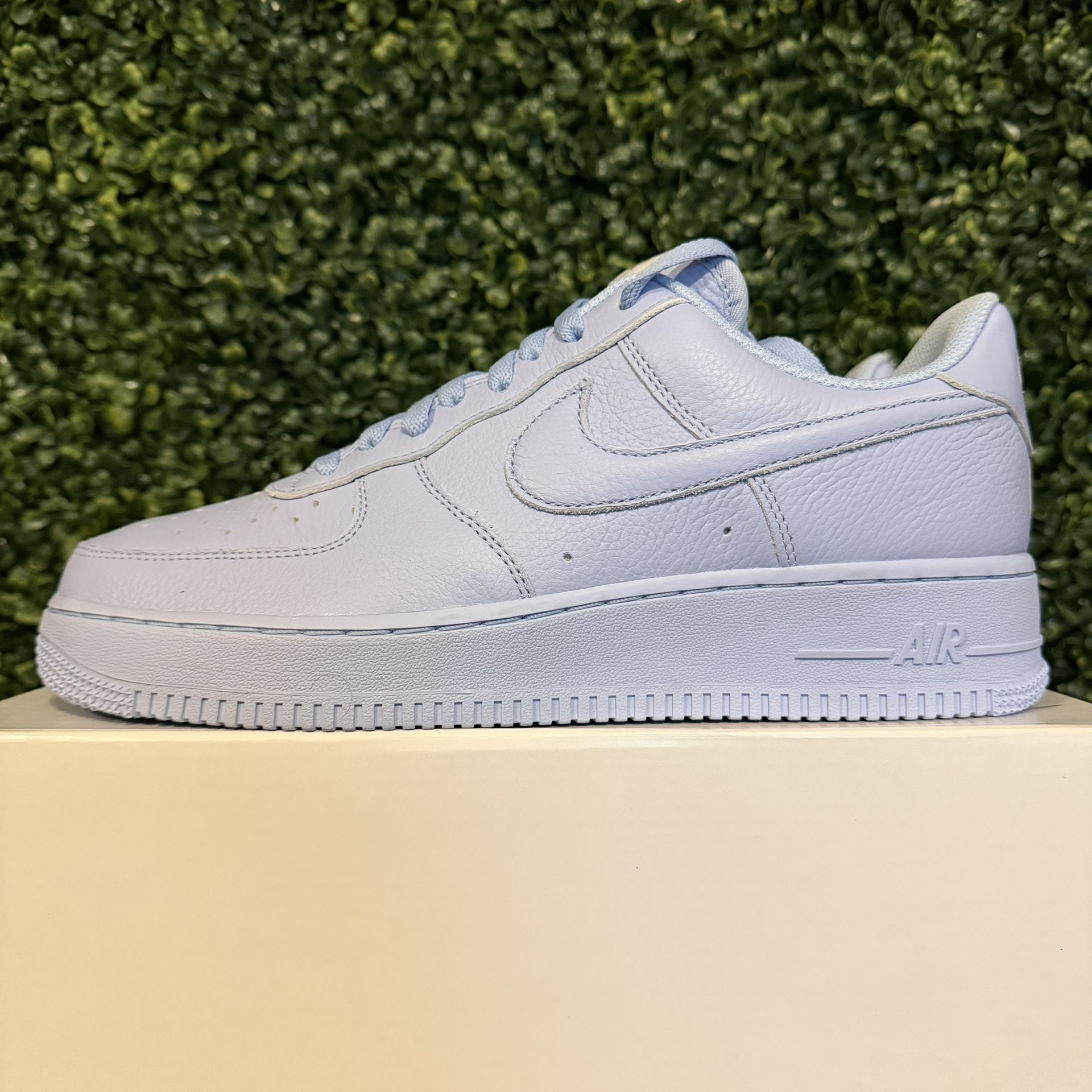 Nike By You Custom Air Force 1 DV3892-900 Pale Baby Blue Mens 9