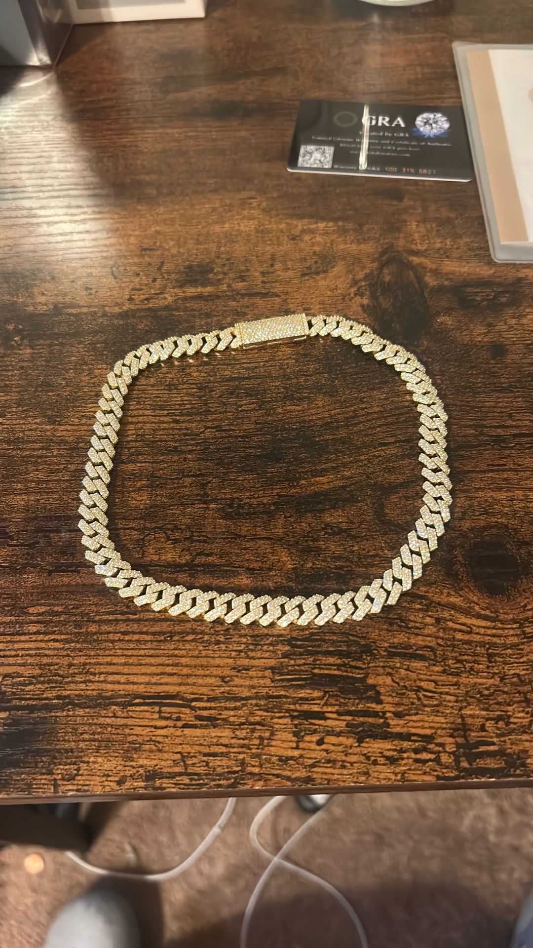 Cuban Link 925 Gold iced out