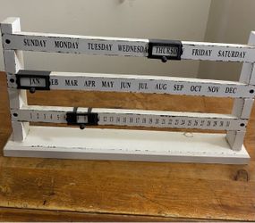Sliding calendar