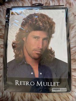 Halloween mullet wig