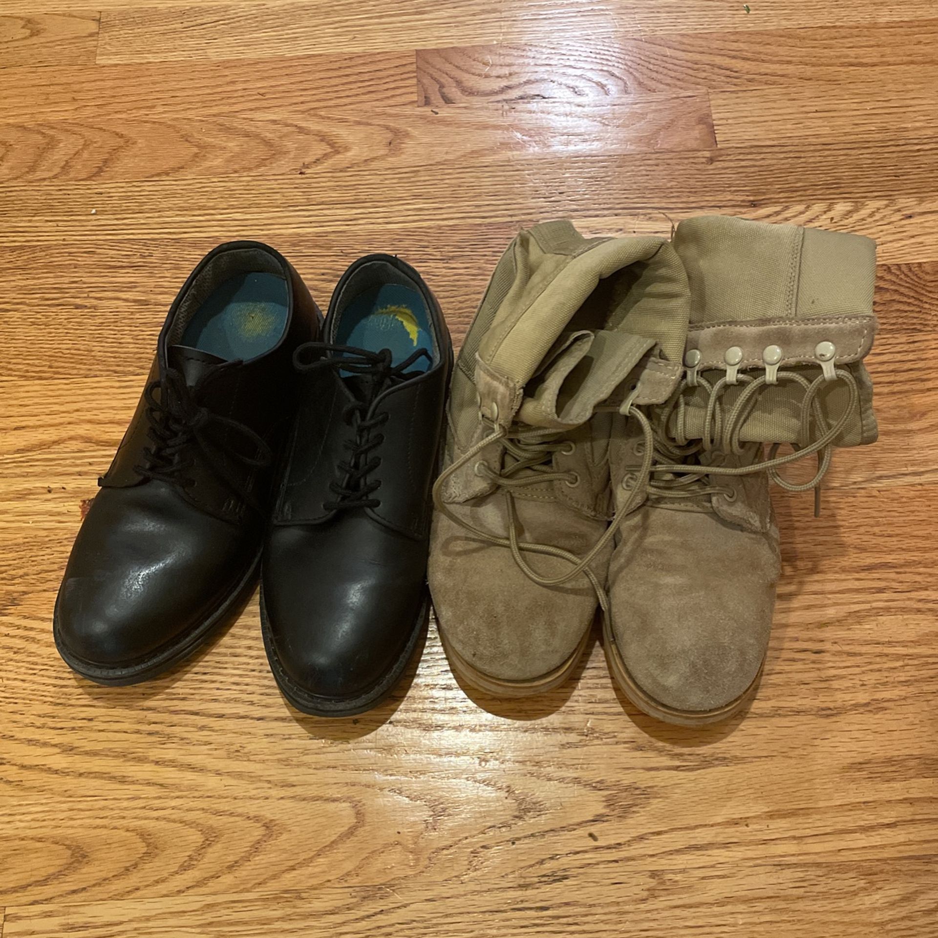 Military/ROTC boots and Class C shoes. Military boots. 