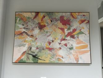 Framed Modern Canvas Painting