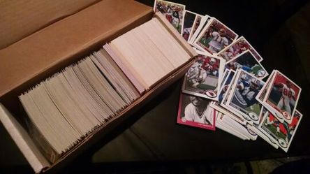 Baseball and football cards