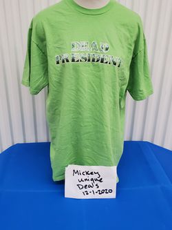 SUPREME Dead President T-shirt Men's Size LARGE AUTHENTIC Legit Checked. Condition is "Pre-owned". Shipped with CARE FAST!