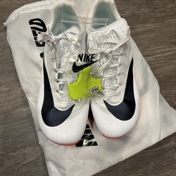 Nike Zoom Rival Sprint Track Spikes – White/Bright Crimson – Men’s 10.5 / Women’s 12