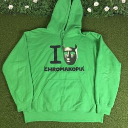 Tyler The Creator I Love Chromakopia Tour Merch Hoodie Men’s Large Green RARE
