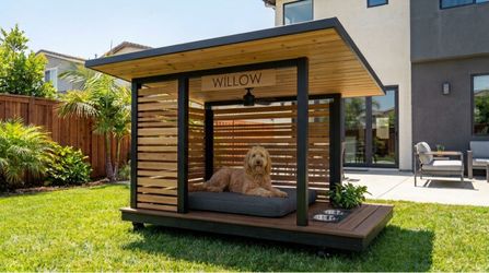 Modern Outdoor Dog Cabana — “The Cabana Grand”