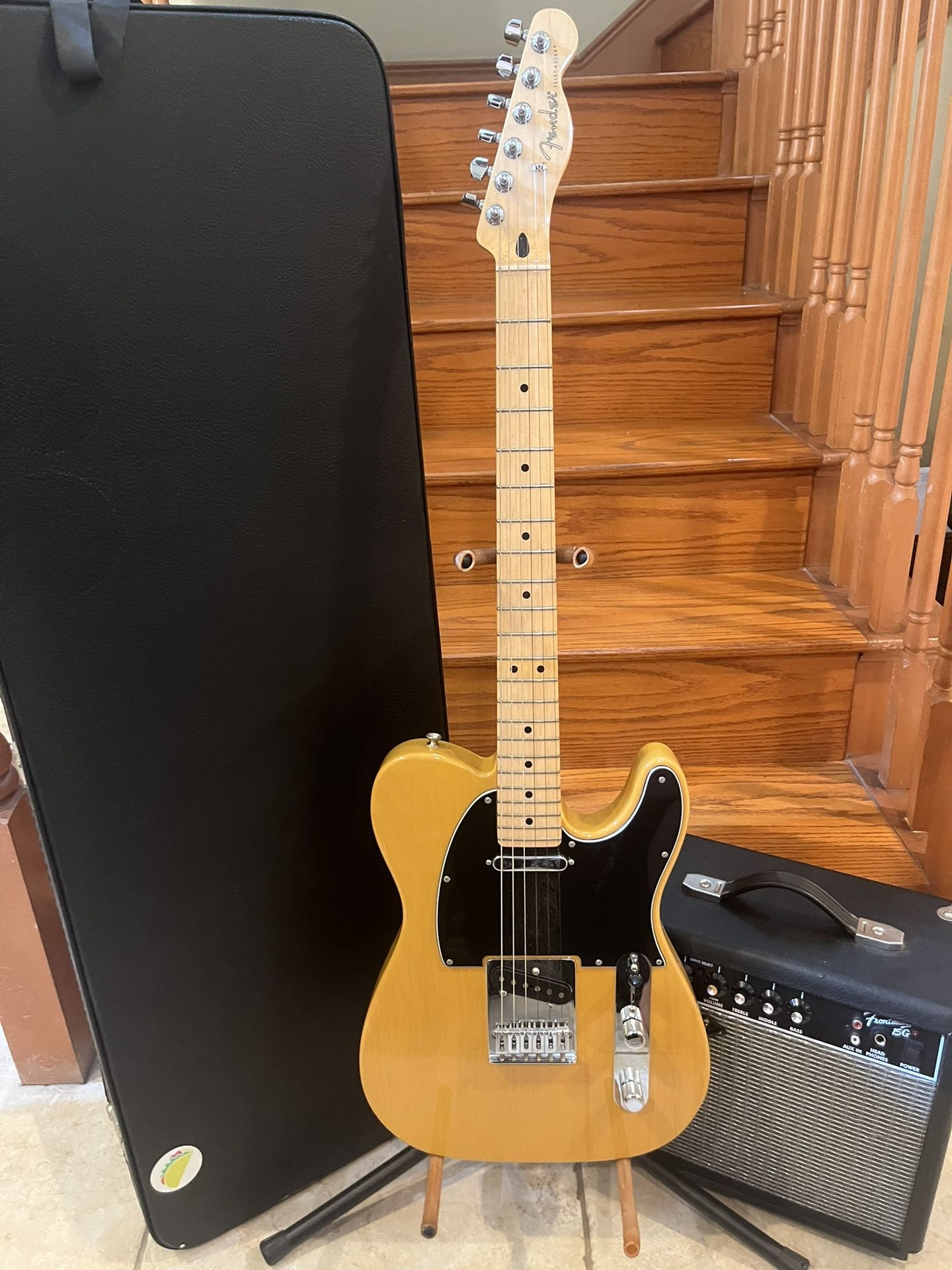 Fender MIM Telecaster (Brand New) W/ Hardshell Case, Fender Amp