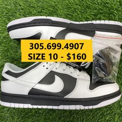 NIKE DUNK LOW RETRO REVERSE PANDA WHITE BLACK NEW SNEAKERS SHOES SIZE 10 10.5 44 44.5 A5