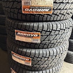 275/65/20 Arroyo Tires Installed And Balanced 